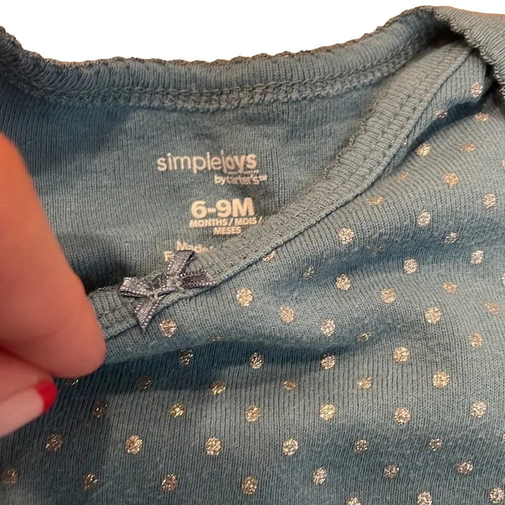 SIMPLE Joys By Carters 6-9 M Long Sleeve Onesie